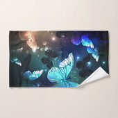 羽ばたき夜蝶 バスタオルセット (ハンドタオル)