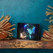 羽ばたき夜蝶 フォトプラーク (側面)