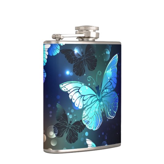 羽ばたき夜蝶 フラスク (右)