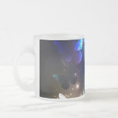 羽ばたき夜蝶 フロストグラスマグカップ (左)