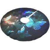 羽ばたき夜蝶 ブラッシュドポリエステルツリースカート (アングル)