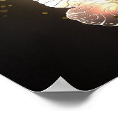 羽ばたき夜蝶 ポスター (角)