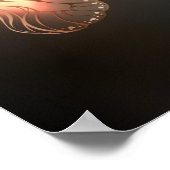 羽ばたき夜蝶 ポスター (角)