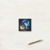 羽ばたき夜蝶 ポストイット (デスク上)