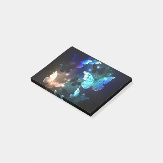 羽ばたき夜蝶 ポストイット (アングル)