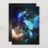 羽ばたき夜蝶 メニュー (正面/裏面)