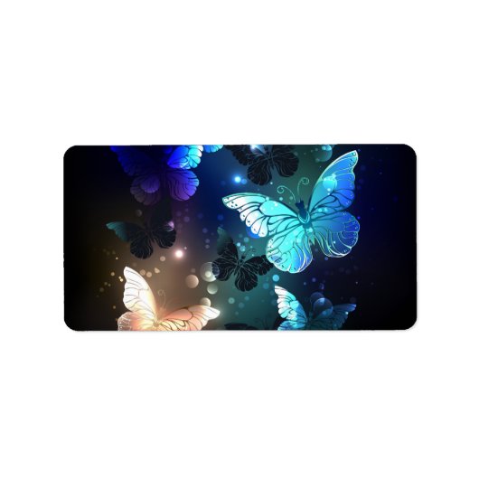 羽ばたき夜蝶 ラベル (正面)