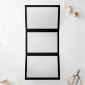 羽ばたき夜蝶 三つ折り招待状 (内部)