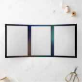 羽ばたき夜蝶 三つ折り案内状 (内部)