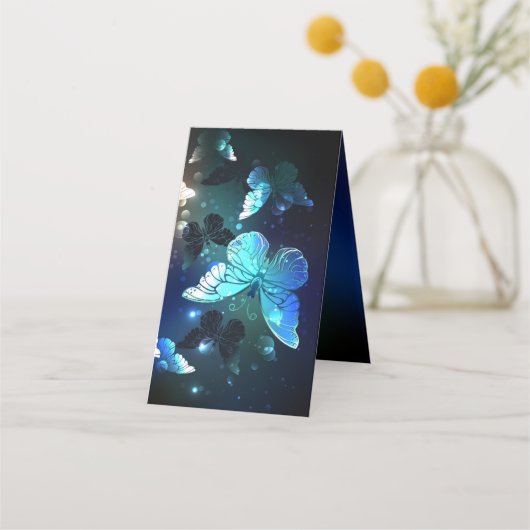 羽ばたき夜蝶 予約カード (裏面)