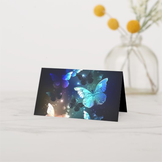 羽ばたき夜蝶 予約カード (正面)