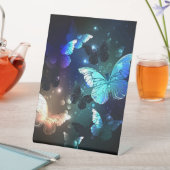 羽ばたき夜蝶 台座サイン (インサイチュ)