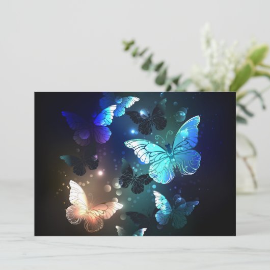 羽ばたき夜蝶 招待状 (スタンド正面)