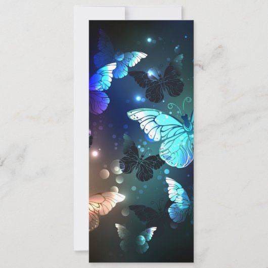 羽ばたき夜蝶 案内状 (正面)