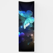 羽ばたき夜蝶 横断幕 (縦)