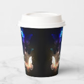 羽ばたき夜蝶 紙コップ (左)