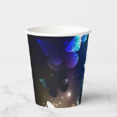 羽ばたき夜蝶 紙コップ (正面)