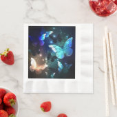 羽ばたき夜蝶 縁ありランチョンナプキン (インサイチュ)