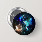 羽ばたき夜蝶 缶バッジ (正面&裏面)
