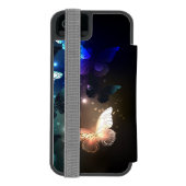羽ばたき夜蝶 INCIPIO iPhoneウォレットケース (フォリオ裏面)