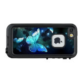 羽ばたき夜蝶 LifeProof iPhoneケース (裏面横)