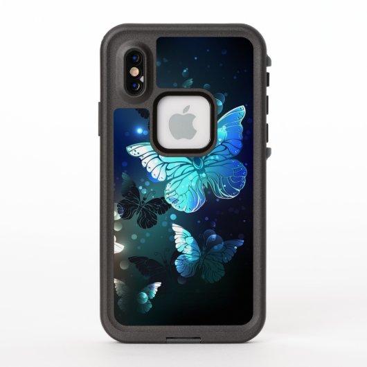 羽ばたき夜蝶 LifeProof iPhoneケース (裏面)