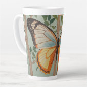 羽ばたき強パーソナライズされた力 カフェラテマグ (左アングル)