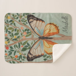 羽ばたき強パーソナライズされた力 シェルパブランケット