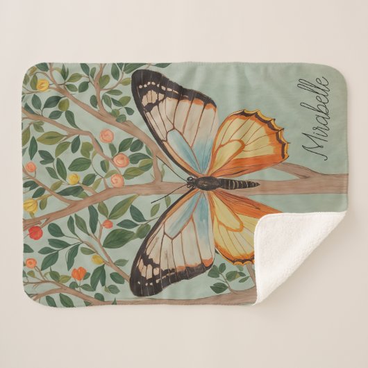 羽ばたき強パーソナライズされた力 シェルパブランケット (正面(横))