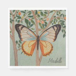 羽ばたき強パーソナライズされた力 スタンダードランチョンナプキン