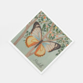 羽ばたき強パーソナライズされた力 スタンダードランチョンナプキン (角)