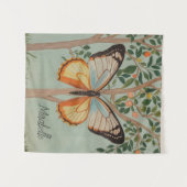 羽ばたき強パーソナライズされた力 タペストリー (正面(横))