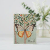 羽ばたき強パーソナライズされた力 ポストカード (スタンド正面)