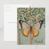 羽ばたき強パーソナライズされた力 ポストカード (正面/裏面)