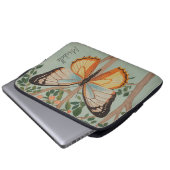 羽ばたき強パーソナライズされた力 ラップトップスリーブ (正面下部)