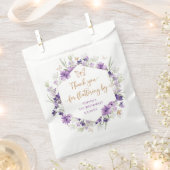 羽ばたき用の野感謝してい花紫蝶 フェイバーバッグ (クリップ留めされた状態)