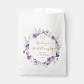 羽ばたき用の野感謝してい花紫蝶 フェイバーバッグ (正面)