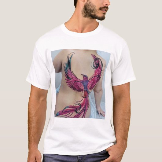 「羽ばたき自由」 Tシャツ (正面)