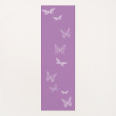 羽ばたき蝶パープルヨガマット ヨガマット (正面)