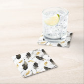 羽ばたき調和コースター スクエアペーパーコースター (インサイチュ)