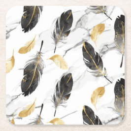 羽ばたき調和コースター スクエアペーパーコースター