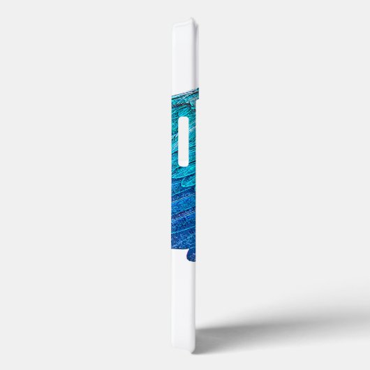 羽ばたき青と黄色のマカオ Case-Mate iPhoneケース (裏面 / 右)