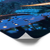 羽ばたき – 劇的なイラストレーションスタイル ポスター (角)