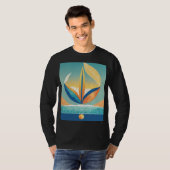 羽ばたき：蝶芸術的羽の模様 Tシャツ (正面フル)