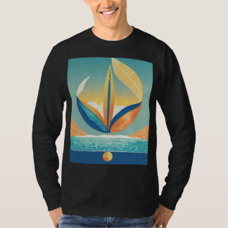 羽ばたき：蝶芸術的羽の模様 Tシャツ