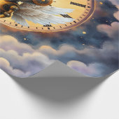 羽ばたく時計守ロビー - Wings+of+Timeシリーズ ラッピングペーパー (角)