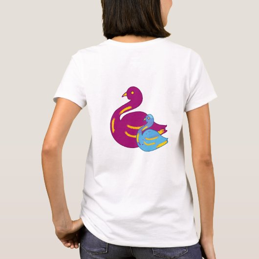 羽ばたく絆 Tシャツ (裏面)