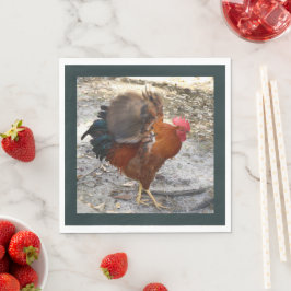 羽ばたく鶏のナプキン スタンダードランチョンナプキン