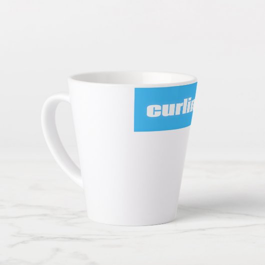 羽ばたく カフェラテマグ (左アングル)