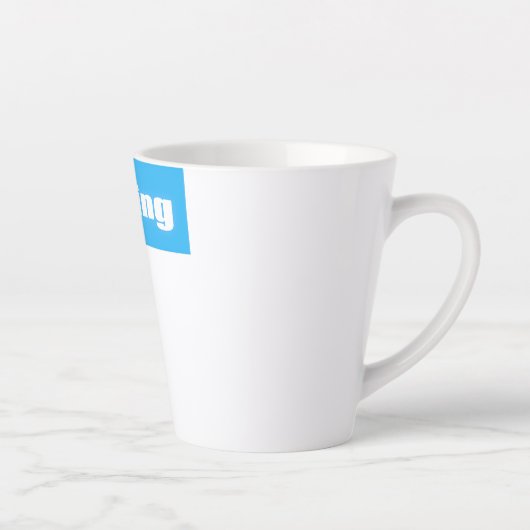 羽ばたく カフェラテマグ (右)